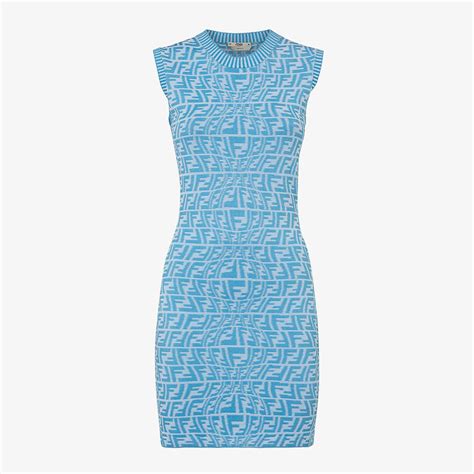 fendi blue viscose dress|FENDI Dresses .